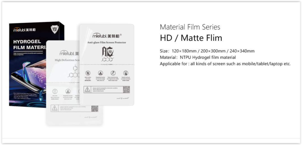 Hydrogel Film Mat screenprotector - Afbeelding 2