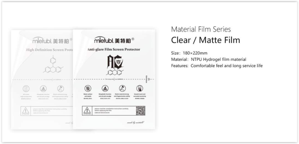 Hydrogel Film Clear screenprotector - Afbeelding 2